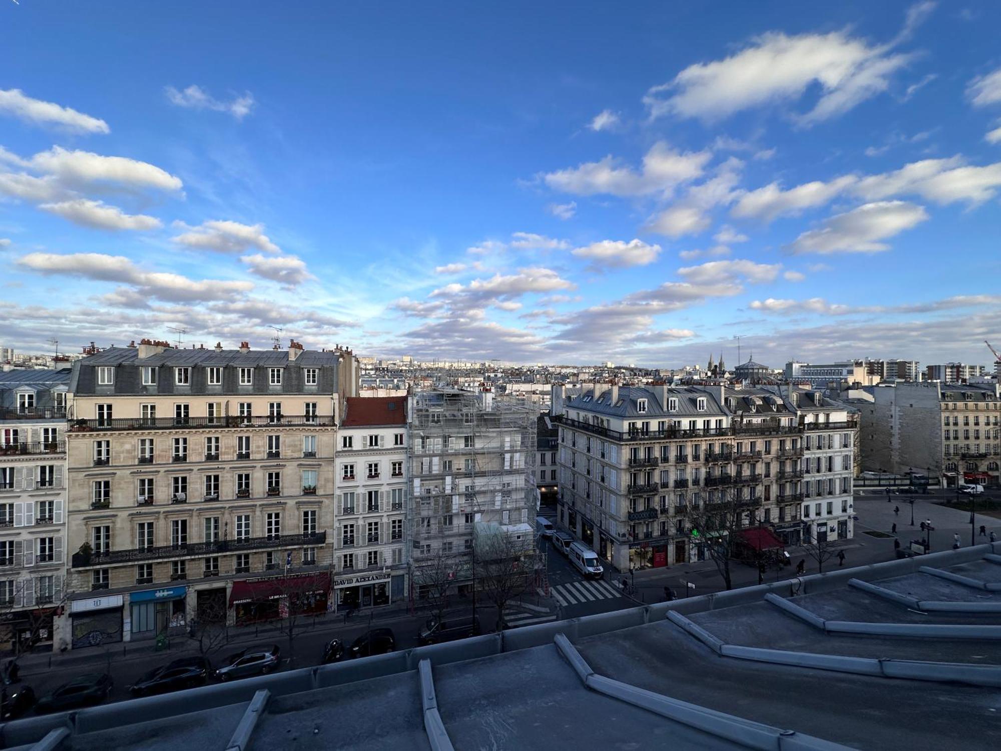Апартаменты Marais Rooftop Studio - Metro Filles Du Calvaire Париж Экстерьер фото